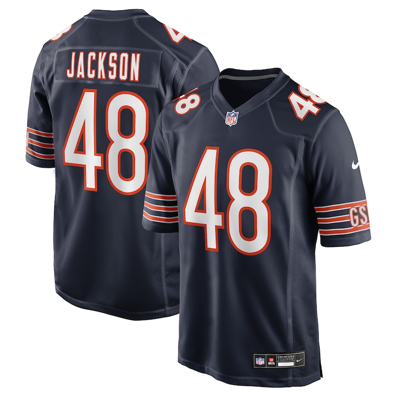 None DMarco Jackson Chicago Bears Football Franchise Game-Day Essen...