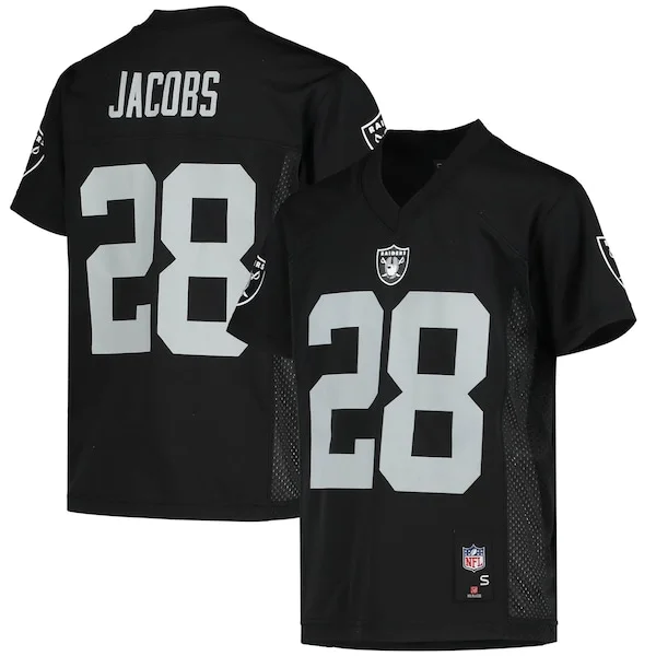 None Josh Jacobs Replica Jersey - Black | NFL Player Jersey | NFL Foot