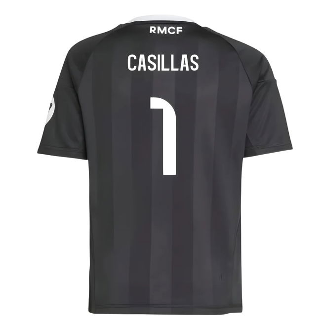 2025-2026 Genuina Camiseta Real Madrid Tercer - Niños Con Casillas 1