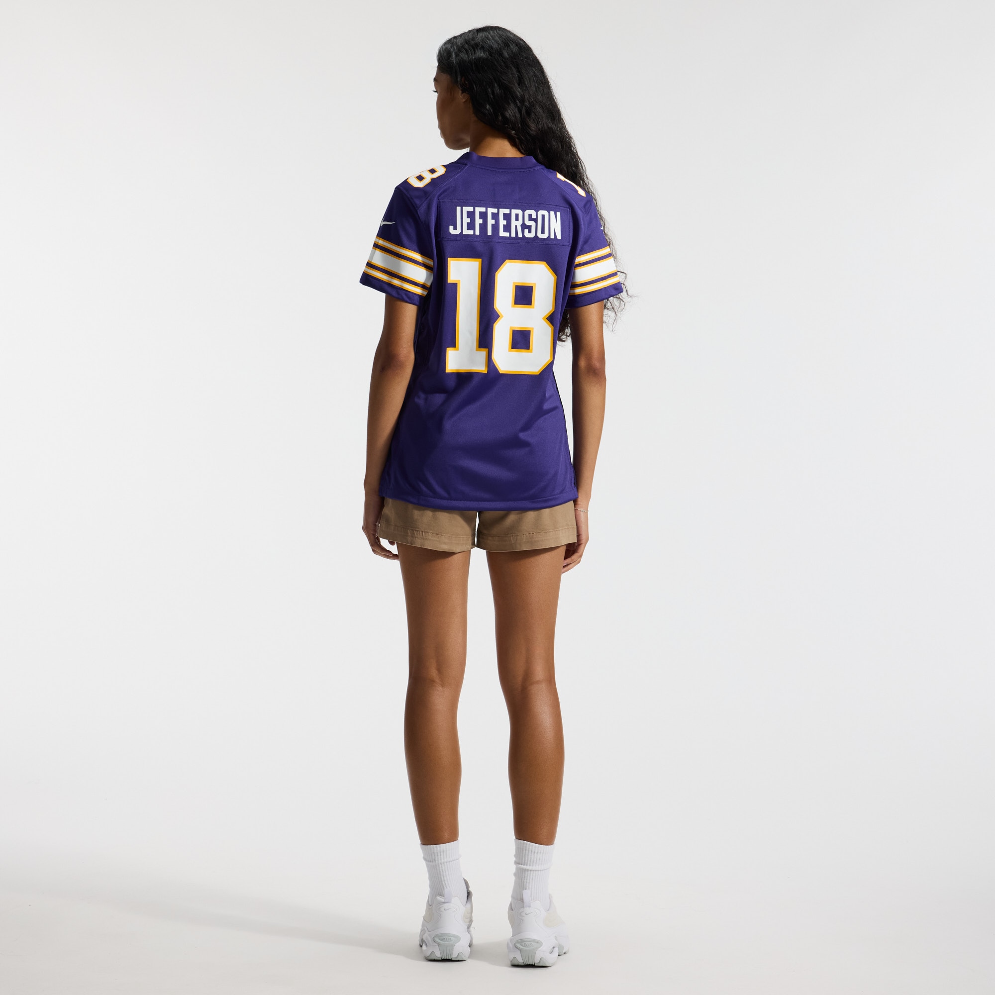 [JED] Justin Jefferson #18 Minnesota Vikings Women's Player Jersey - Purple