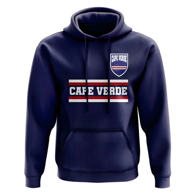 Championship Pro-Grade Cape Verde Core Football Country Hoody (Navy)