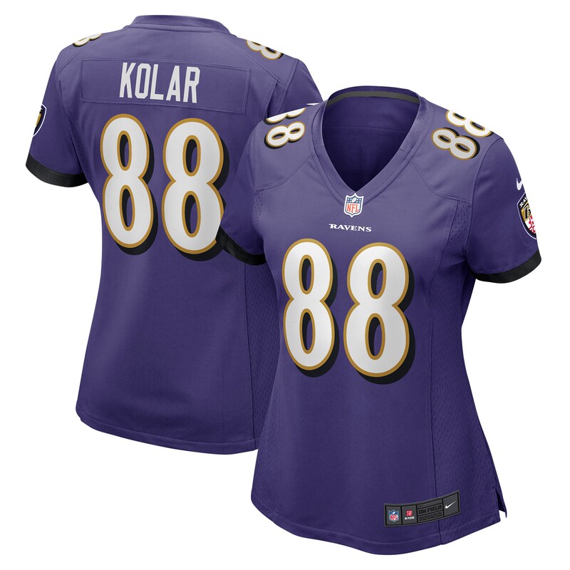 None Charlie Kolar BAL Ravens Iconic Game-Ready Jersey Game Day Wear