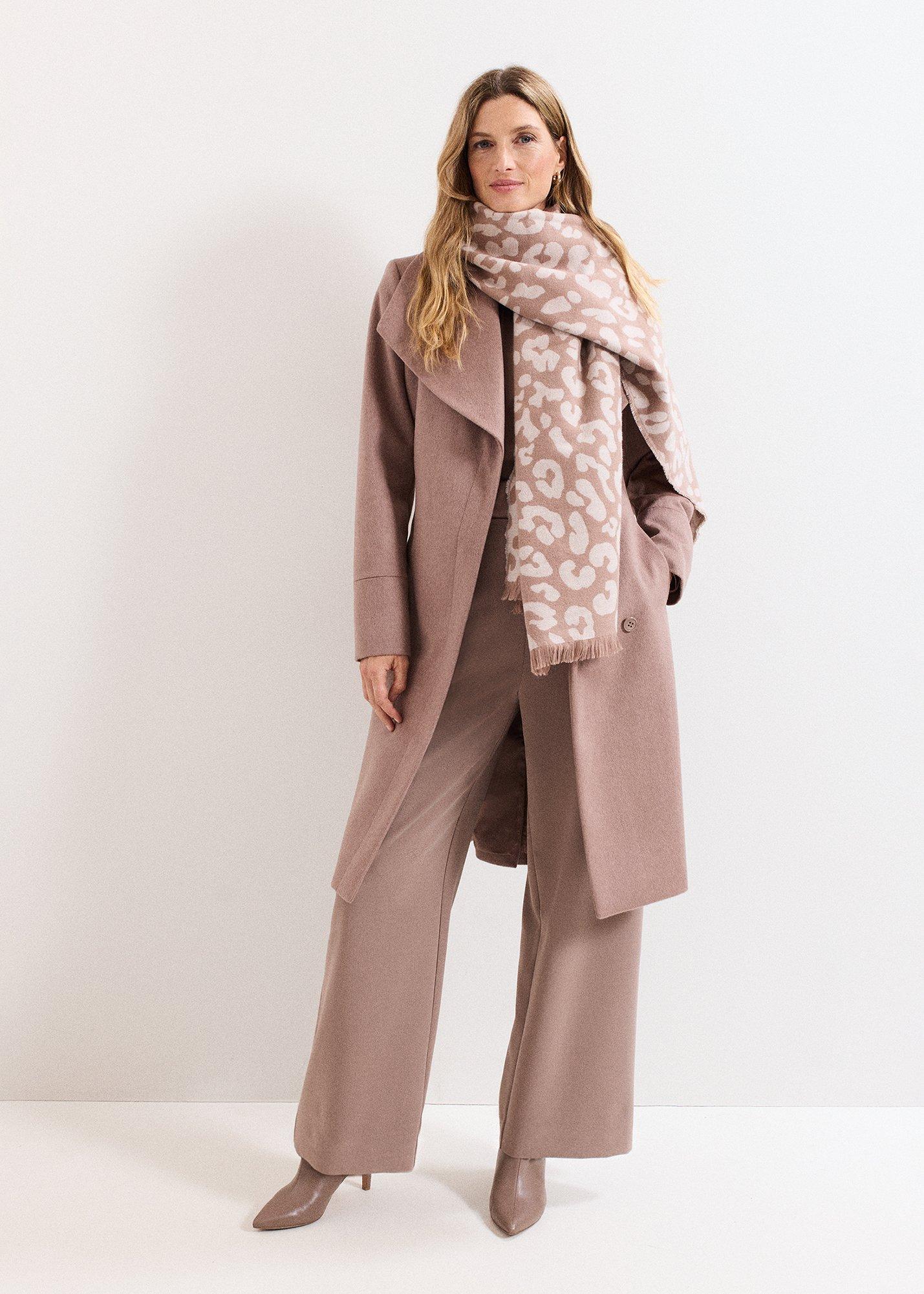 Nicci Belted Wool Coat