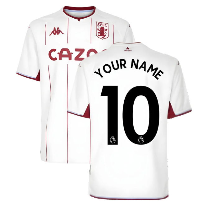 Aston Villa 2021-2022 Away Jersey - Custom