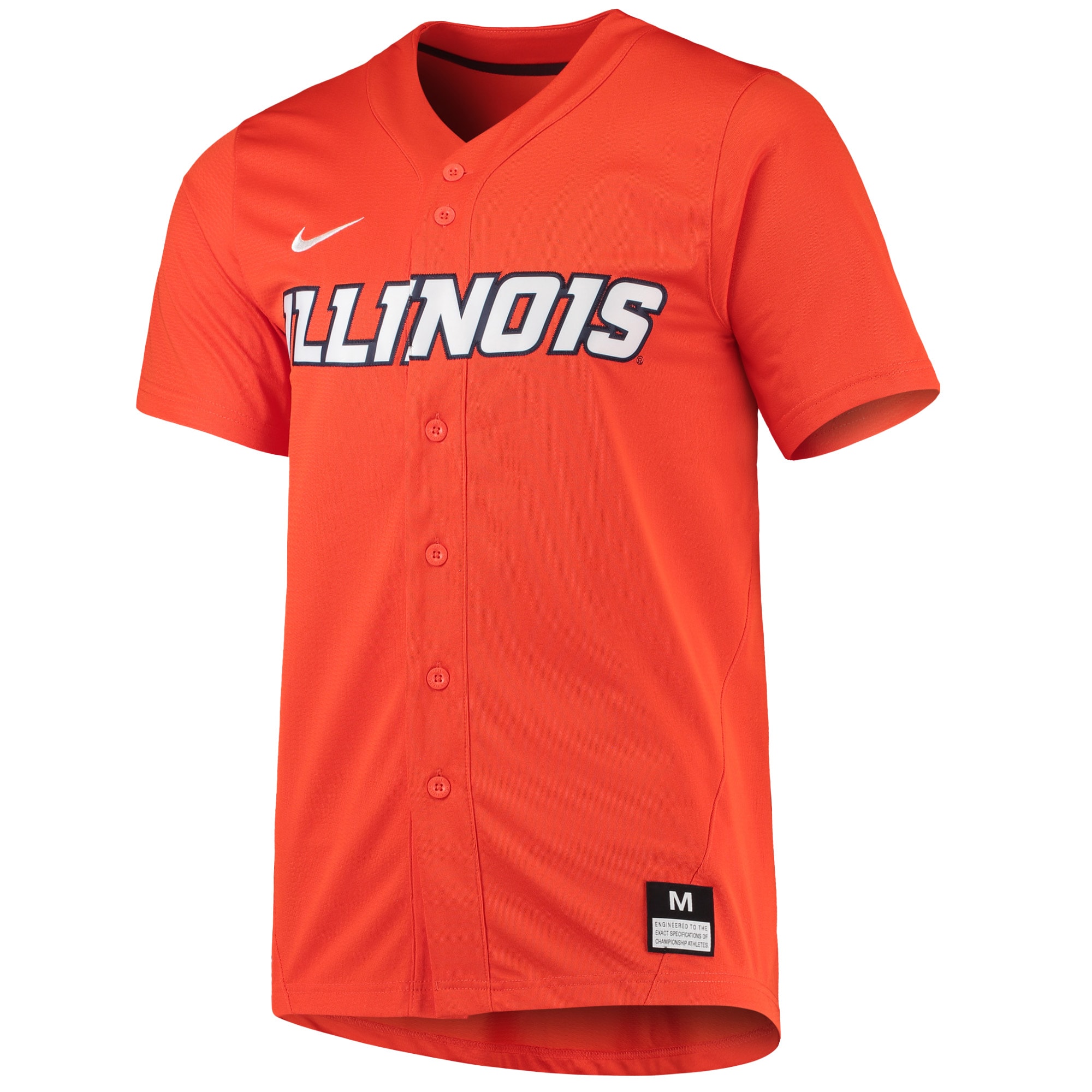 [DDG] Illinois Fighting Illini Replica Baseball Jersey - Orange