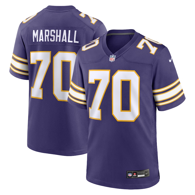 None Jim Marshall Minnesota Vikings Great Value Fan Apparel Football A