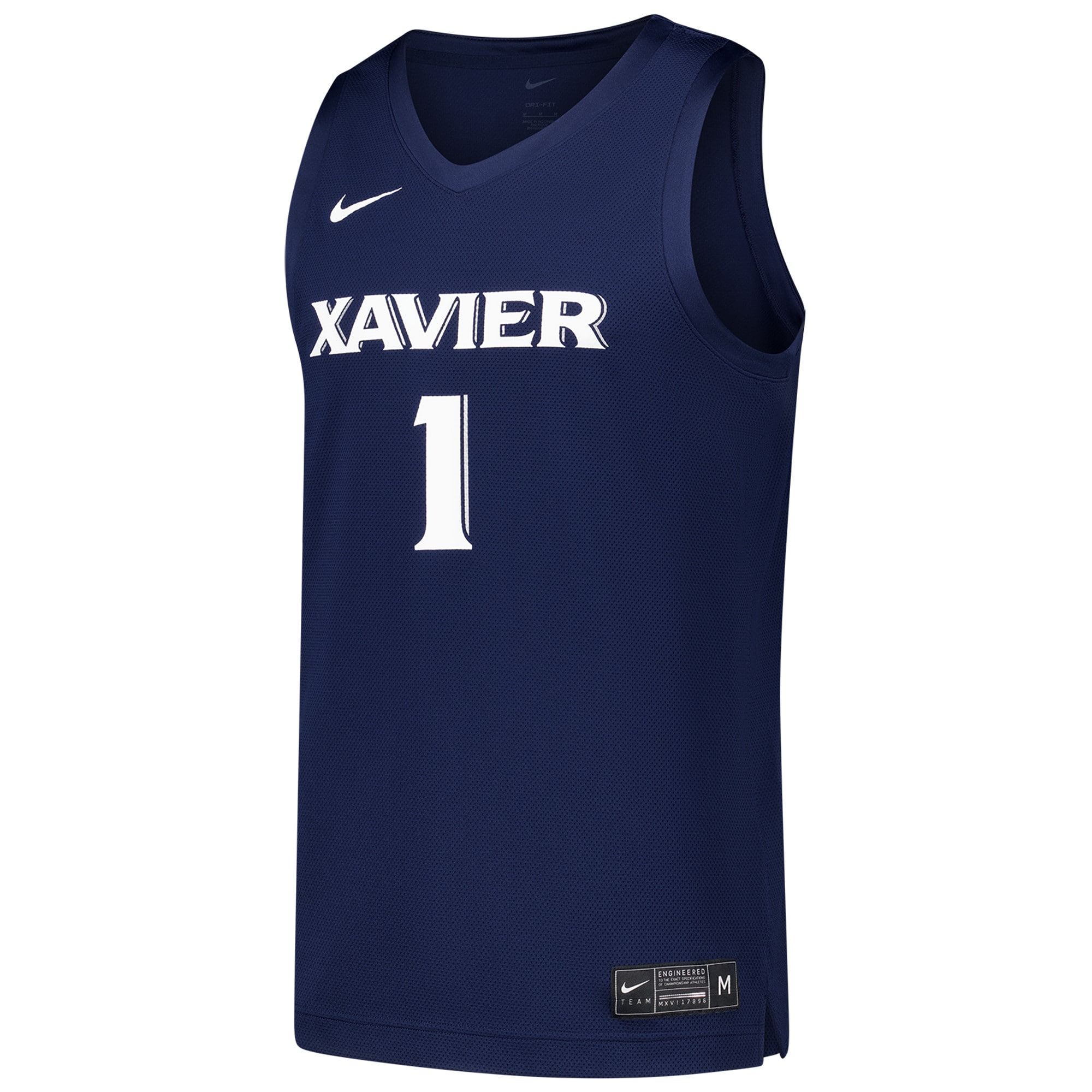 [DDG] Xavier Musketeers Replica Basketball Jersey - Navy