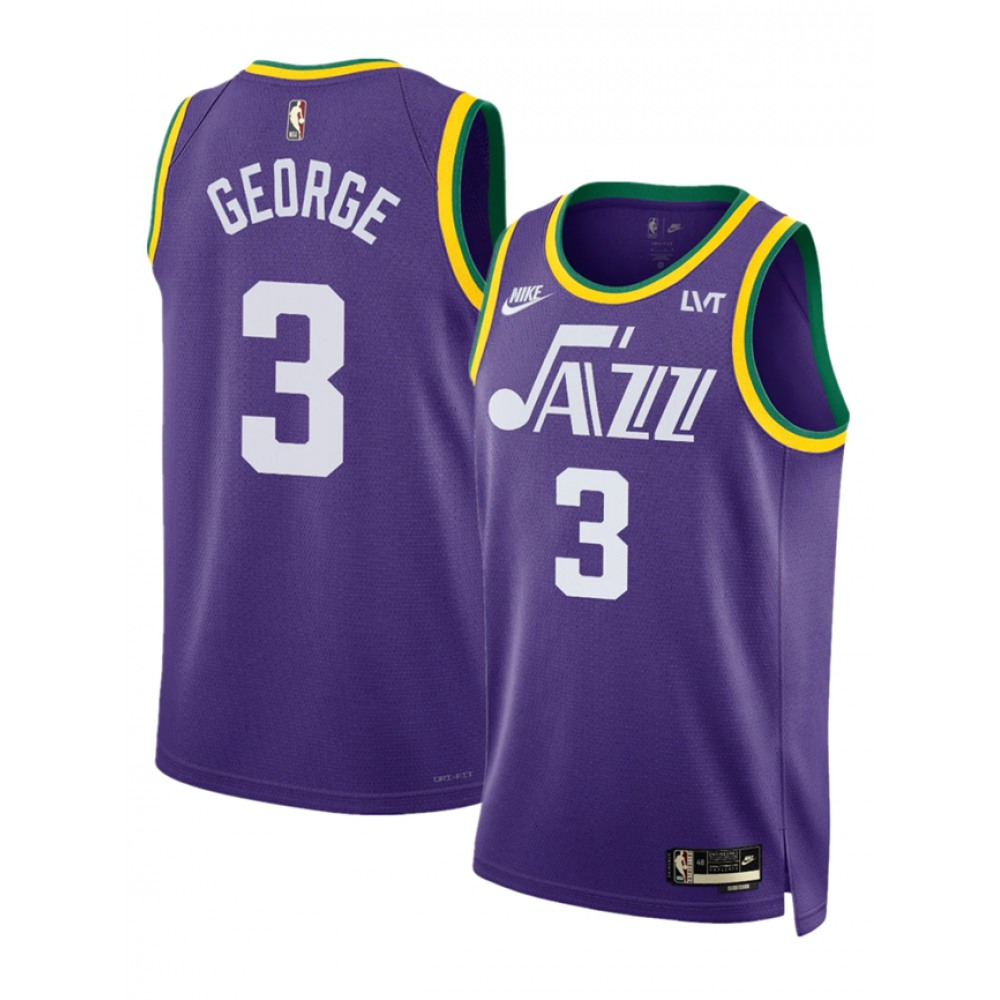 Performance Men's Utah Jazz #3 Keyonte Purple Basketball Jersey