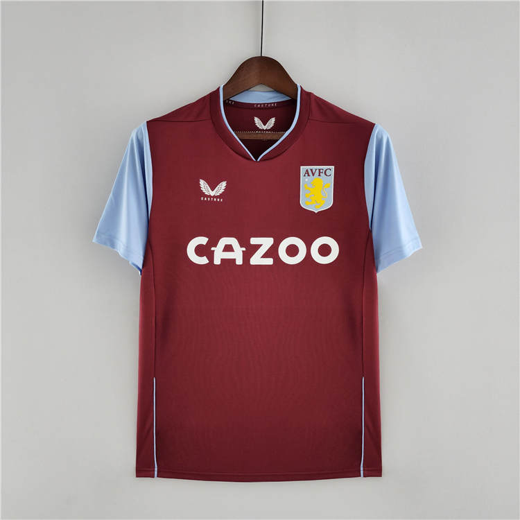 Aston Villa 2223 Home Soccer Jersey Red Football Shirt - Official