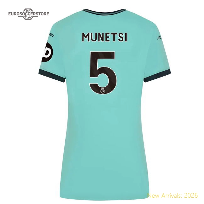 Sophisticated Womens Football Team Munetsi Jersey 2025-2026 Quick-dry