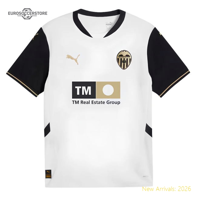 2024-2025 Valencia Home Shirt (David Villa 7)