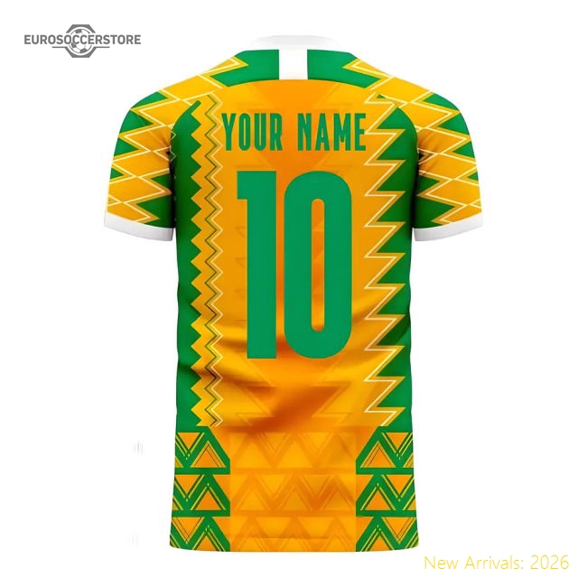 Ivory Coast 2025-2026 Home Concept Football Kit (libero) (your Name)