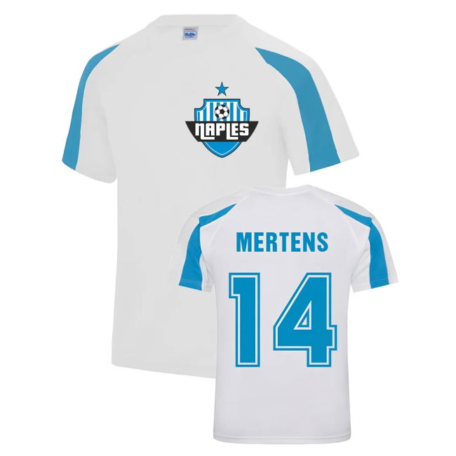 Napoli Training Jersey (White) Lightweight Lightweight Antibacterial