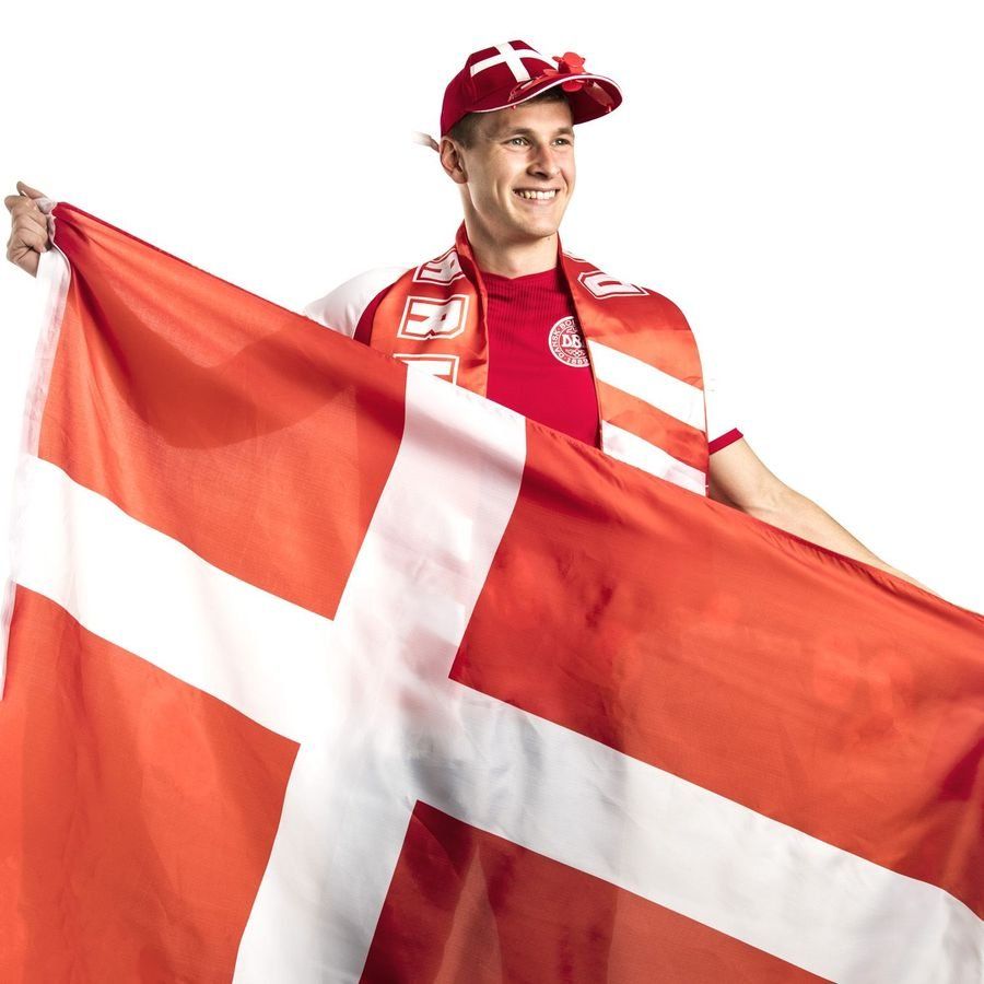 Denmark Flag Red/pure White In Multiple Adult Sizes