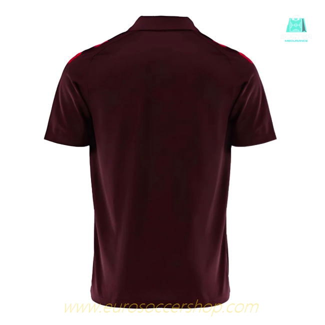 2024-2025 Bayern Munich Polo Shirt (Shadow Maroon)