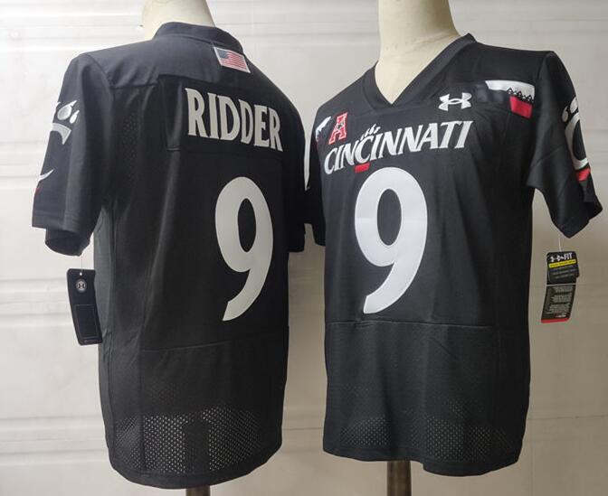 Men's None Black 2024 embroidered Desmond Ridder #9 authentic Jersey