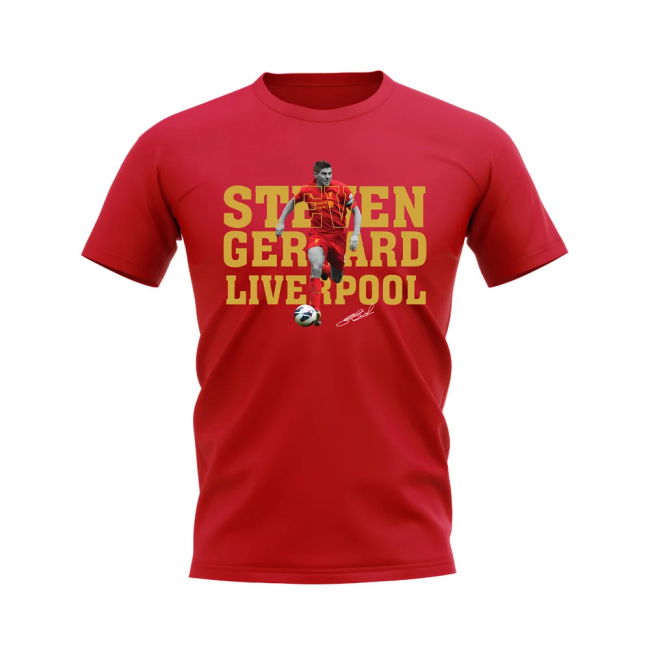 Premium 2025-2026 Liverpool Football Shirt Gerrard With Retro Design