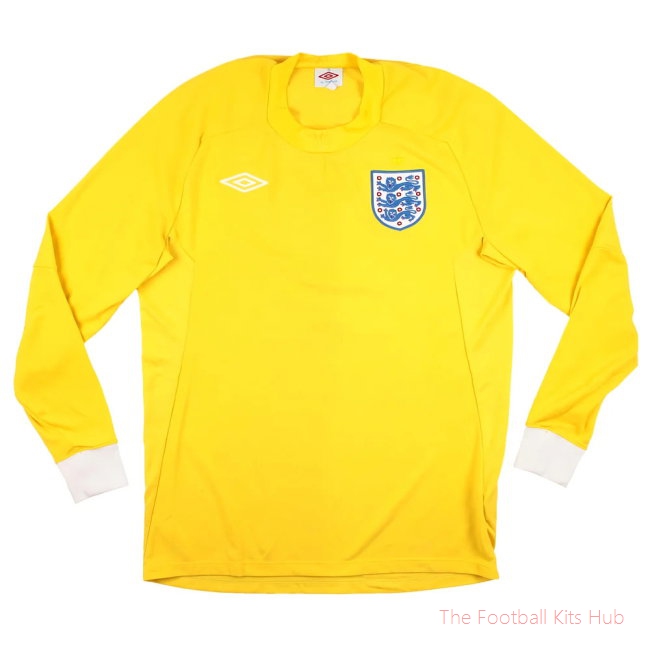 England 2010-11 Goalkeeper Long Sleeve Shirt (M) (Excellent) (HART 1)