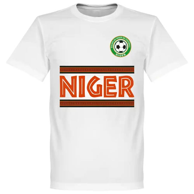 Limited-Edition Niger Team T-Shirt - White Top-Tier Limited-Edition