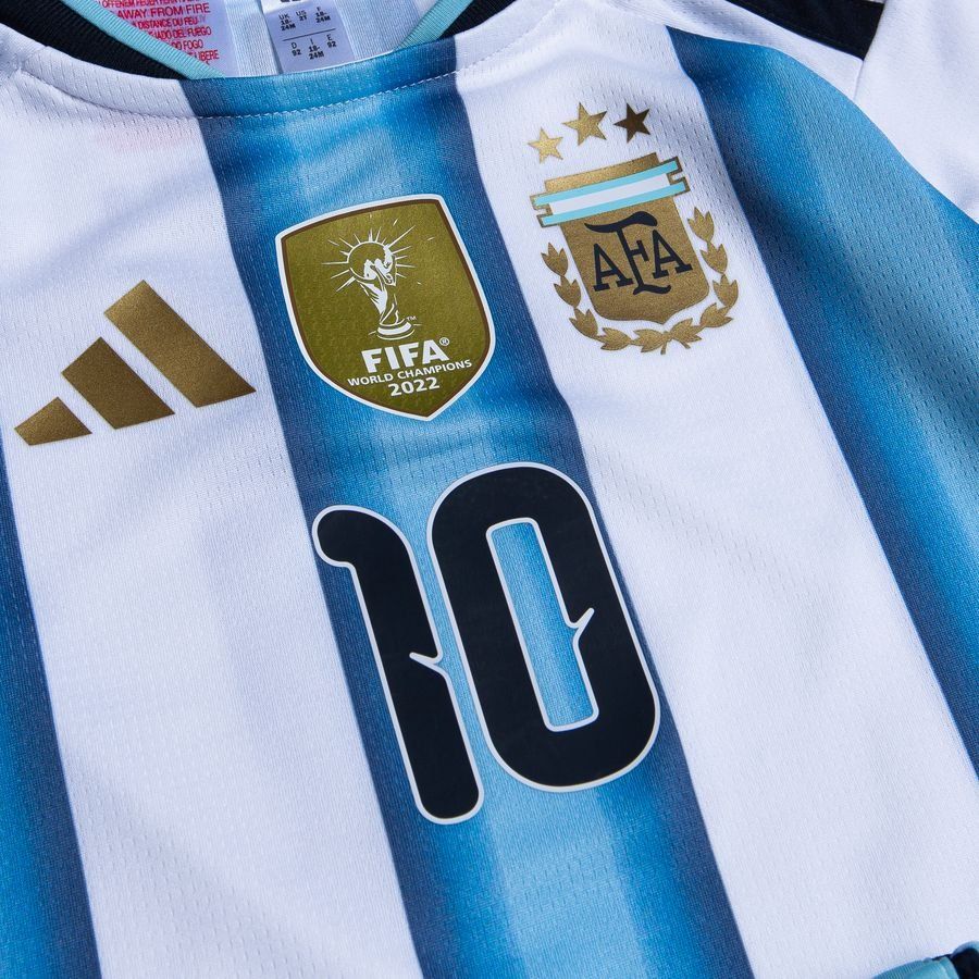Argentina Home Shirt World Cup 2026 Mini Kit Kids Messi 10