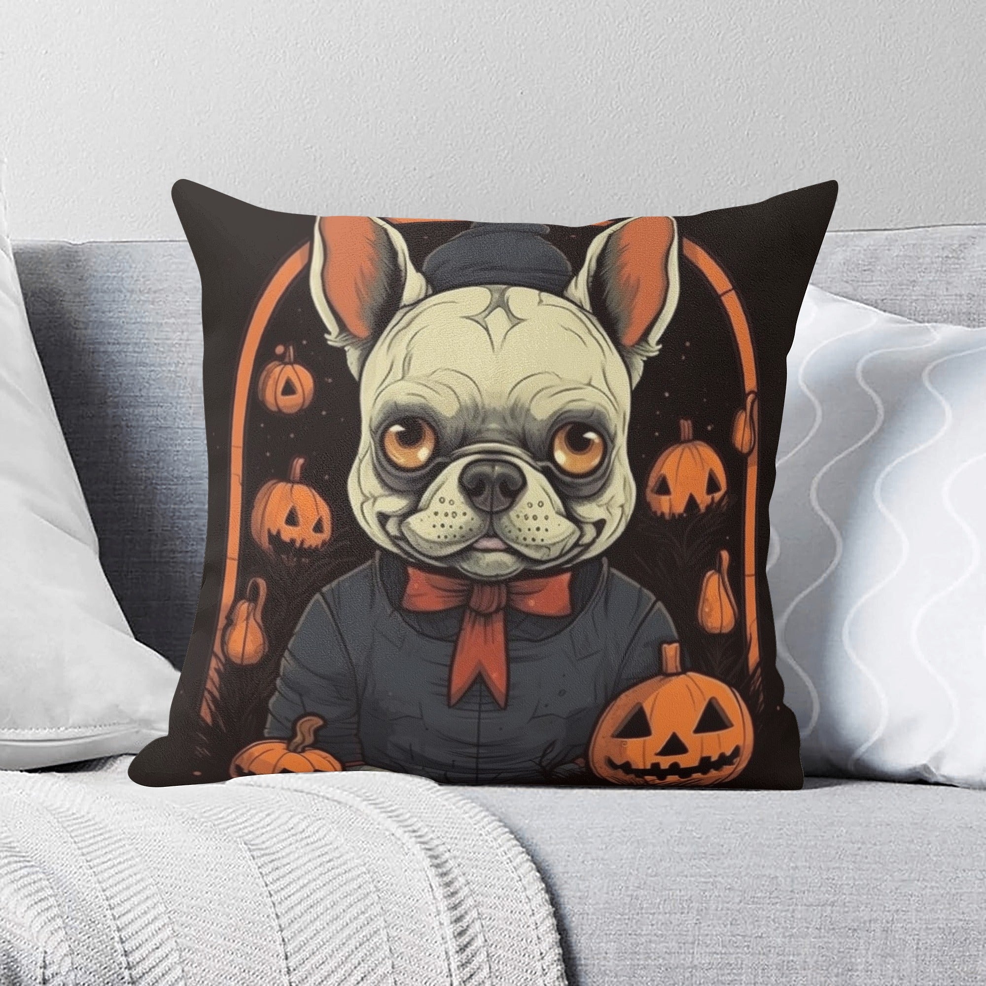 Street-Ready Halloween Hat -double Side Printing Pillow Cover for French