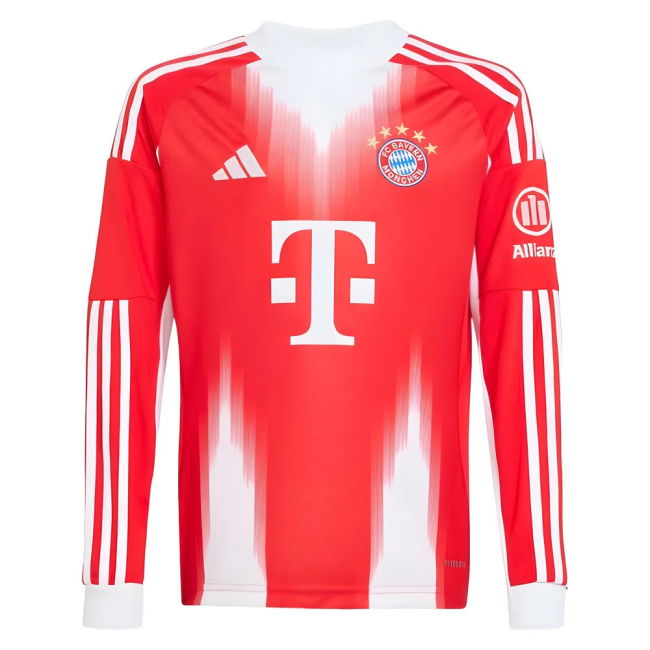 2025-2026 Bayern Munich Home Shirt - Kids Reinforced Seams