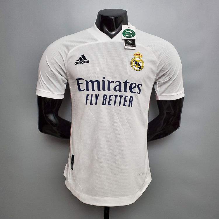 Real Madrid Soccer Shirt 20-21 Home White Soccer Jersey Player