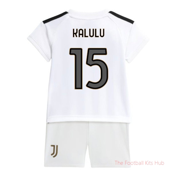 Kalulu #15 Juventus 2026-2027 Home Kit Match Jersey Soccer Shirt