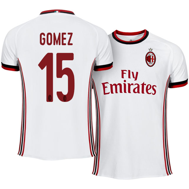 Professional Grade AC Milan Away 201718 Gustavo Gómez 15 Soccer