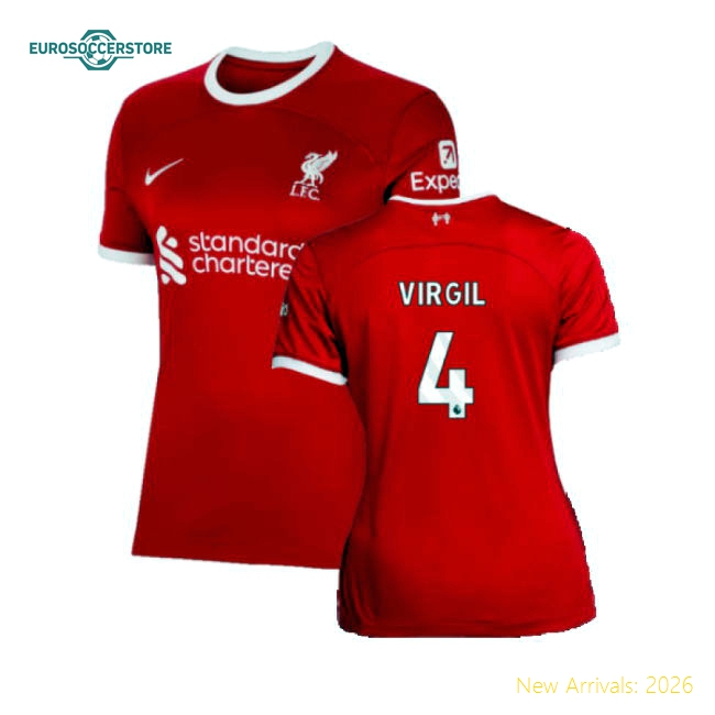 Liverpool 2024-25 Home Fan Version For Adults (Virgil Match Day Shirt