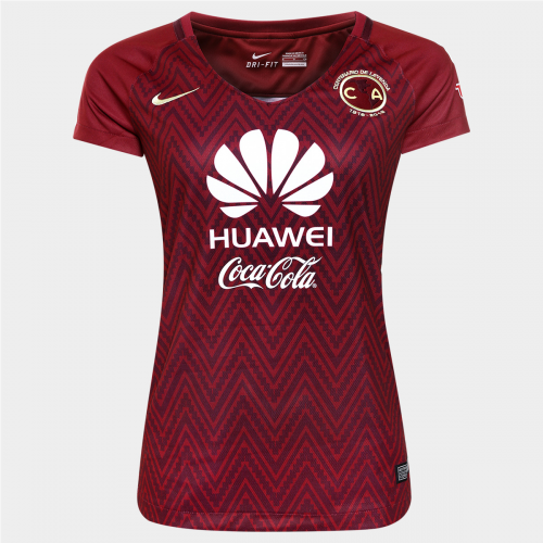 Lightweight Women's Club America Away 201617 Soccer Jersey Shirt