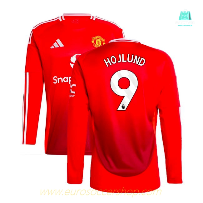 2024-2025 Man Utd Long Sleeve Home Shirt (Hojlund 9)