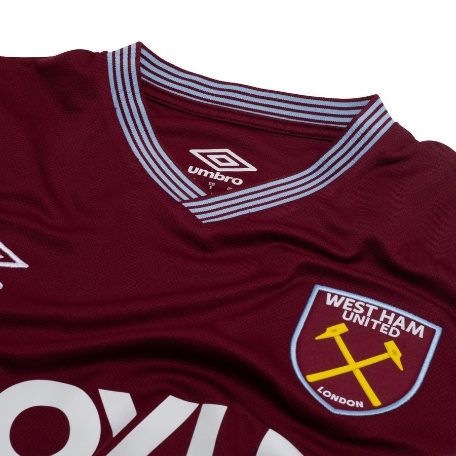 West Ham Home Shirt 2025/26 Supporter Version In Multiple Adult Sizes