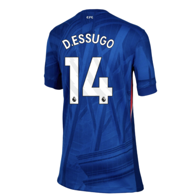 Official Chelsea Chelsea Home Shirt Kids D Essugo #14 Match Qualit...