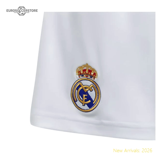 Excellent 2024-2025 Real Madrid Home Shorts (white) - Kids