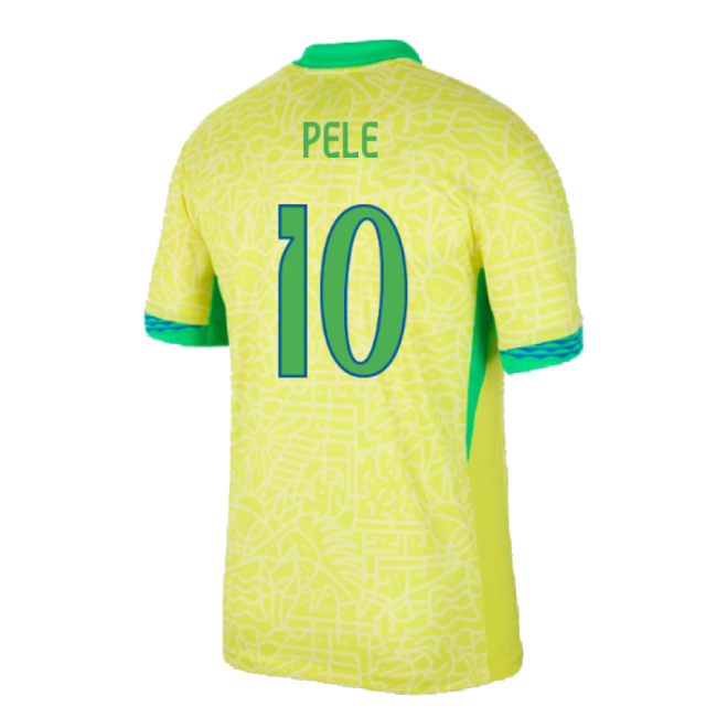 Replica 2024-2025 Brazil Home Shirt (Pele 10) Player Kit