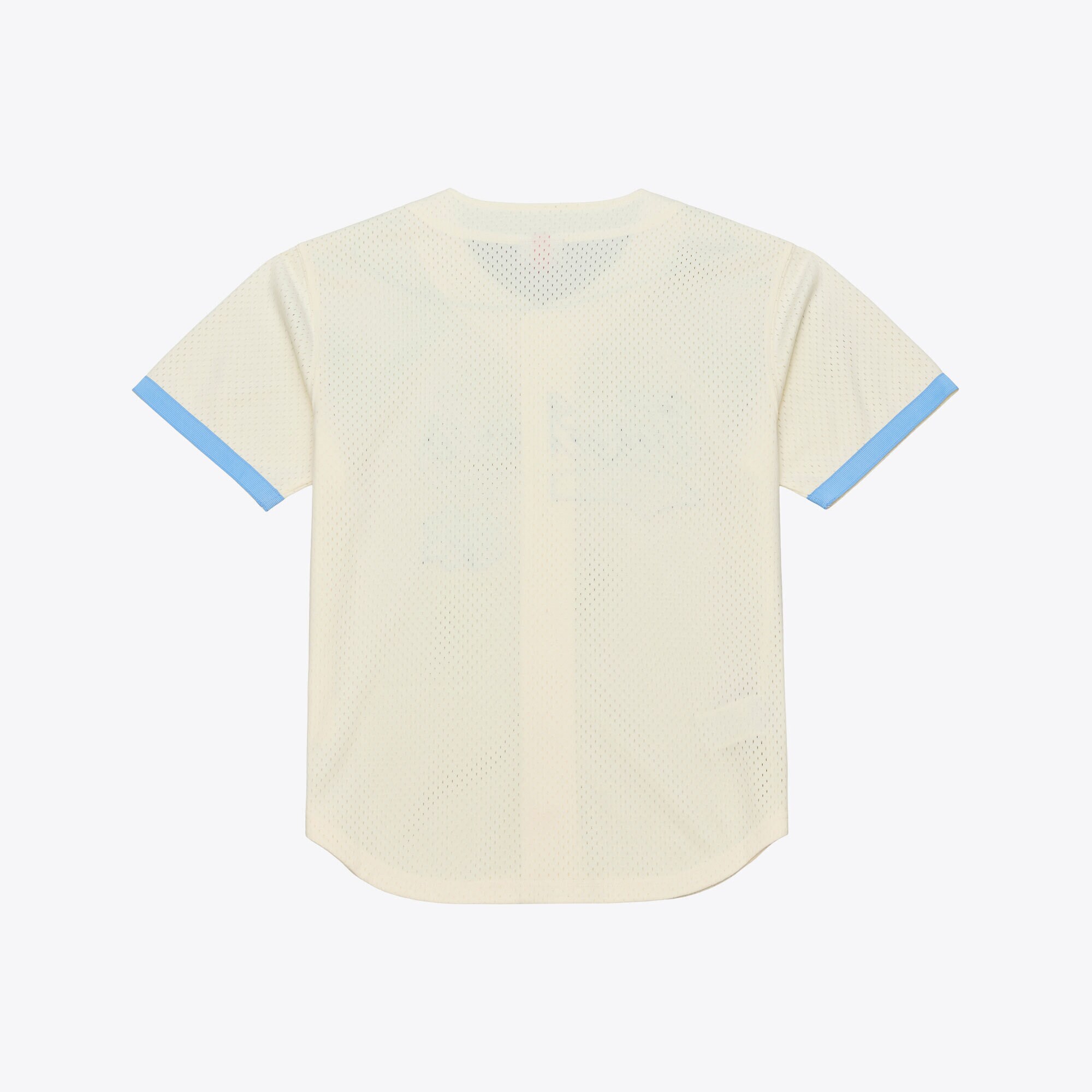 [DDG] North Carolina Tar Heels Mesh Button-Up Batting Practice Baseball Jersey - Cream