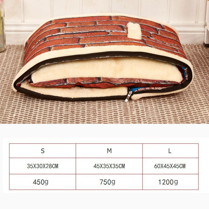 French Bulldog Winter Bed House For French Bulldog (ws311) Warm Dog Outfit