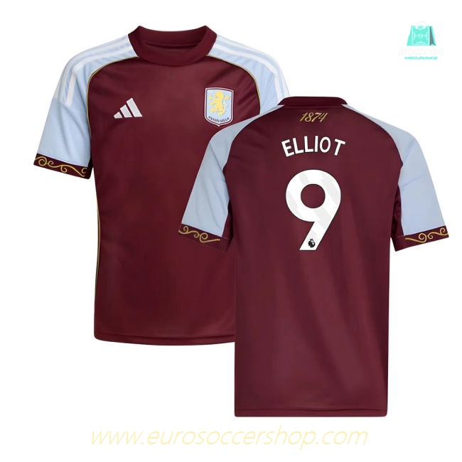 2025-2026 Aston Villa Home Shirt (Kids) (Elliot 9)
