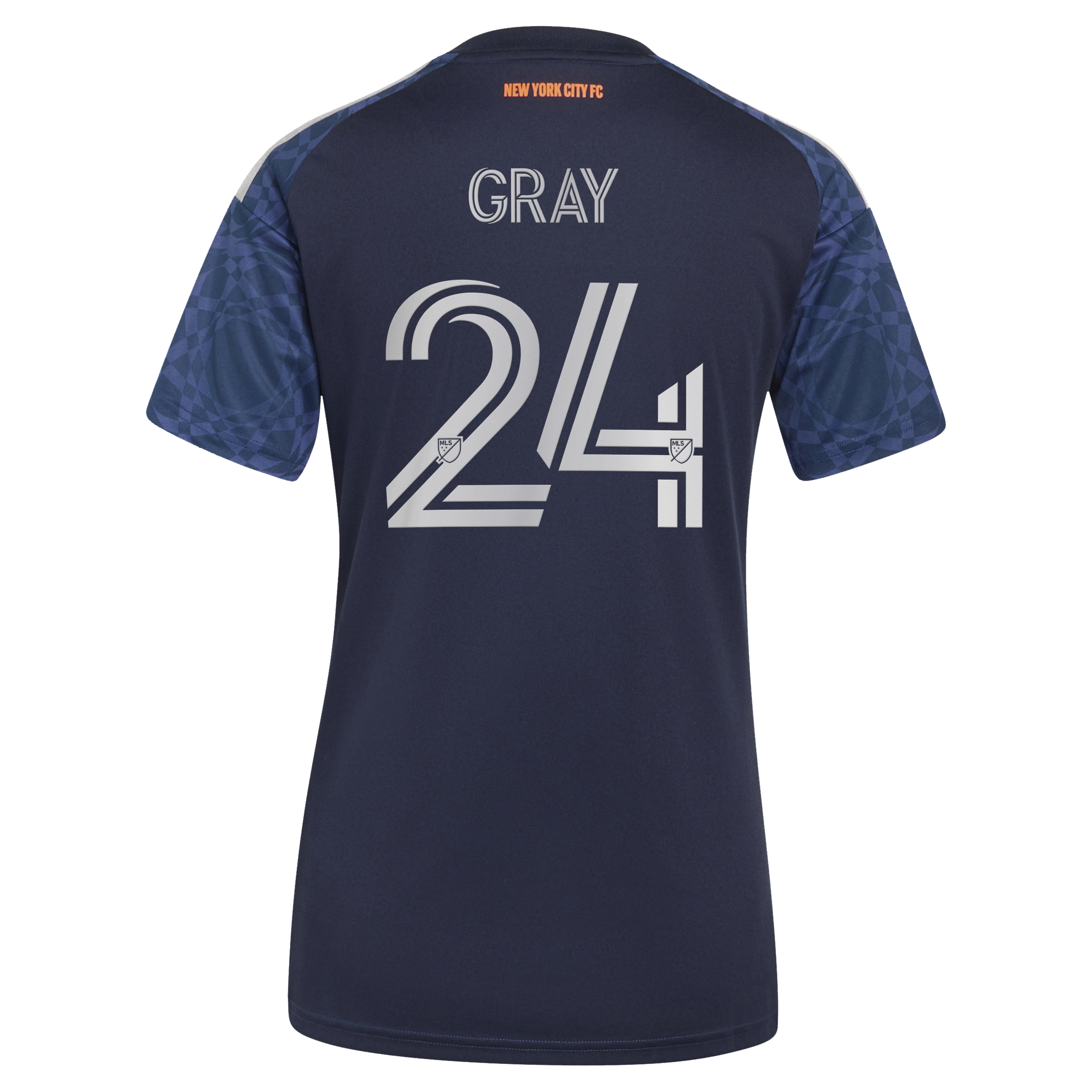 [ESK] Tayvon Gray New York City FC Women's 2026 The All Nations Kit Replica Jersey - Blue
