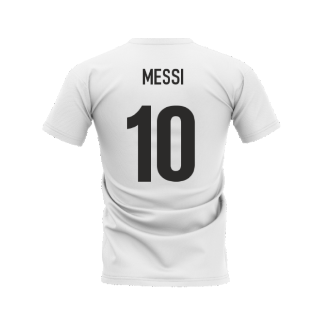 Aero-Dynamic Performance-Driven Lionel Messi Legend T-Shirt (White)