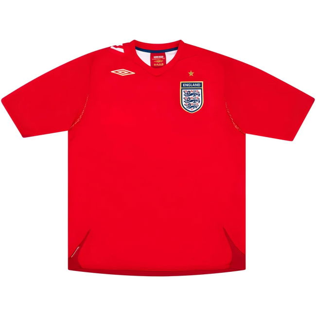 England 2006 Collector's England Away Collector Jersey 2006-2007