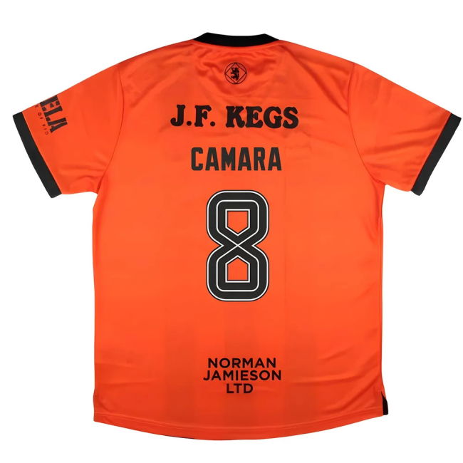 Authentic Design Fan Gear Tangerines Camara #8 2024-2025 Season Shirt