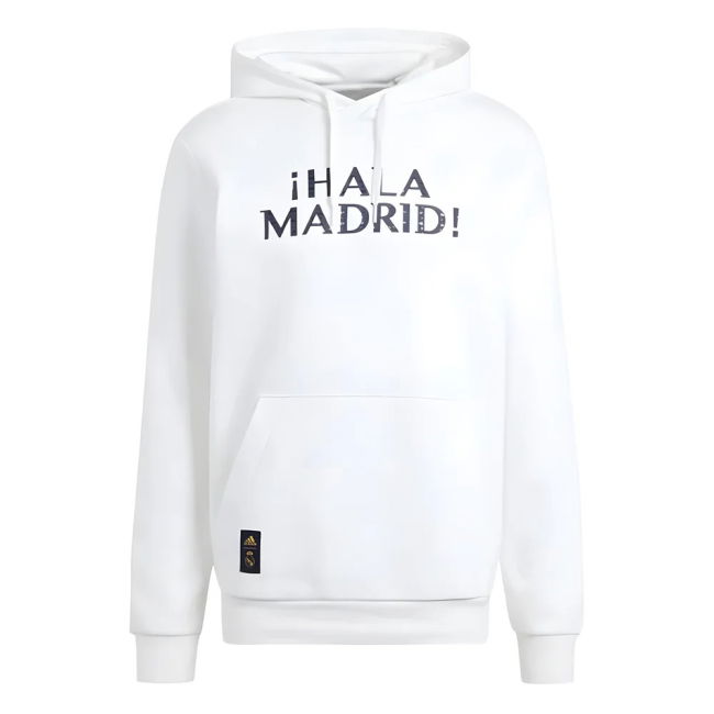2023-2024 Real Madrid DNA Hoody (White) - Match Day Ready - Your Na...