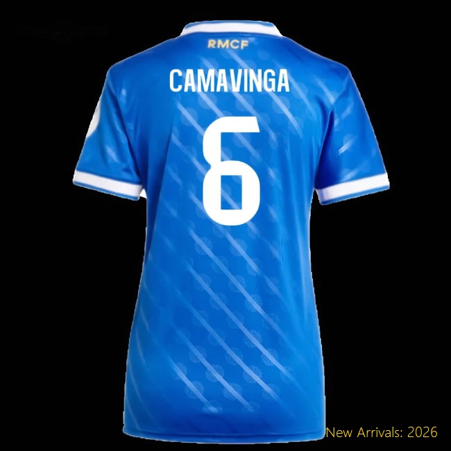 Football Team Womens Camavinga Chic Jersey Performance Fabric