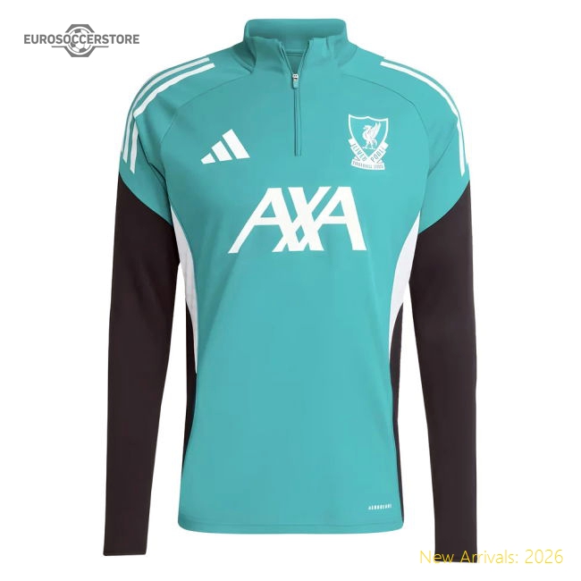 Authentic 2025-2026 Liverpool Eu Training Top (sea Green) - Premium
