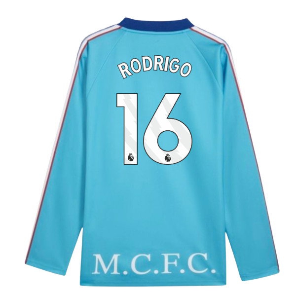 [DDJ] 2026-2027 Man City KING Jersey LS (Blue) (Rodrigo 16)