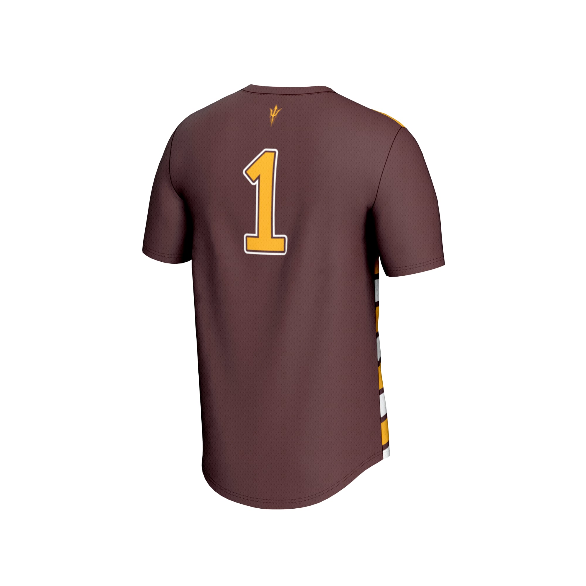 #1 Arizona State Sun Devils GameDay Greats Lightweight Soccer Fashion Jersey - Maroon