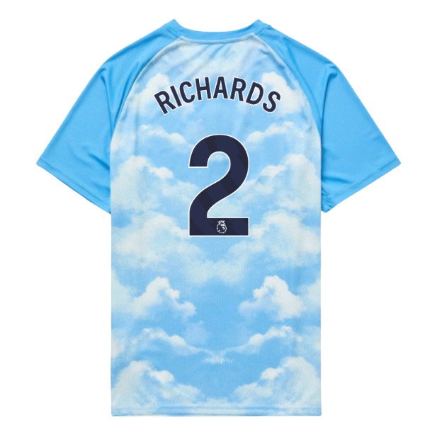 [DDJ] 2026-2027 Man City Warm Up Jersey (Icy Blue) - Kids (Richards 2)