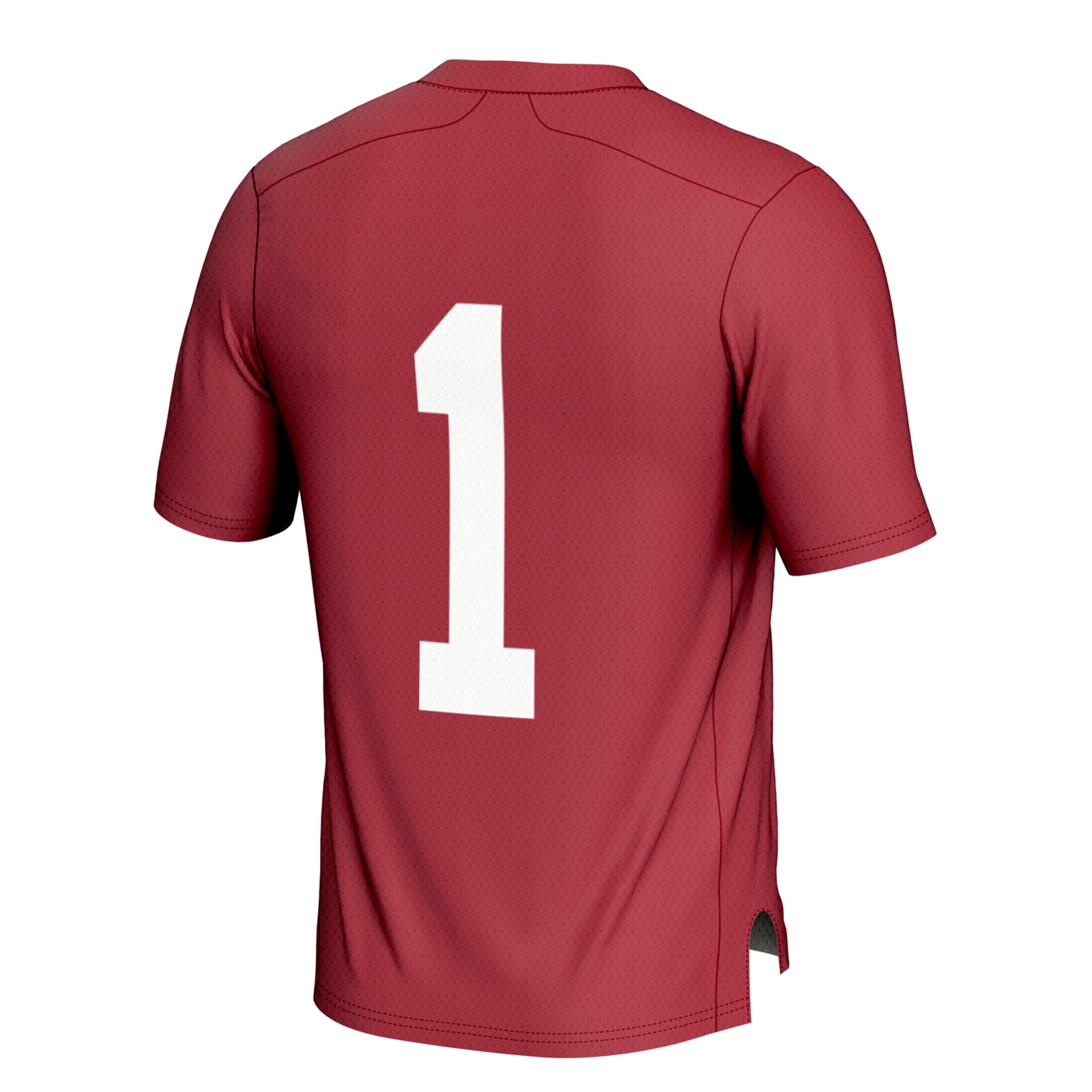 Men's #1 Crimson Alabama Crimson Tide Football Jersey